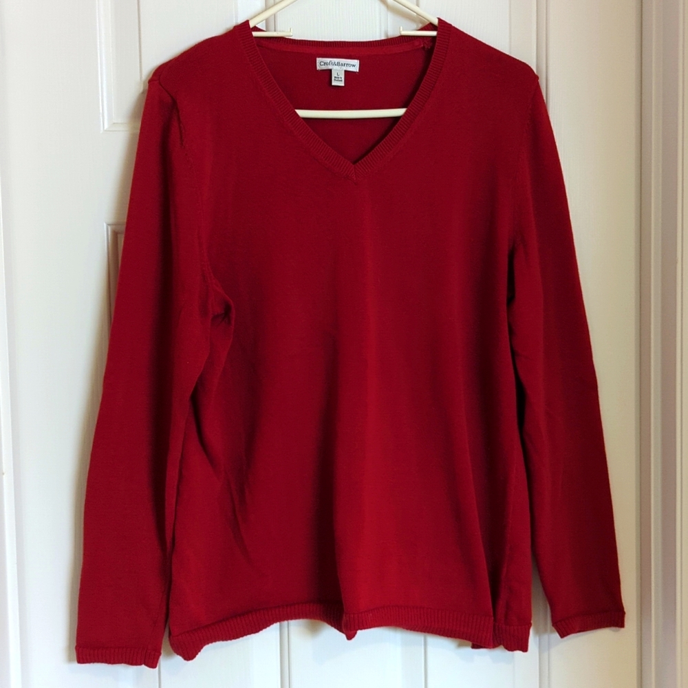 L- Red Croft & Barrow Sweater